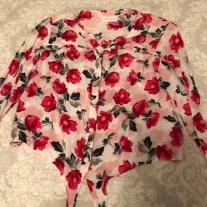 formal flower girls button down shirt